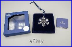 Swarovski Crystal 2004 Little Star Snowflake Ornament Box Book Annual Christmas