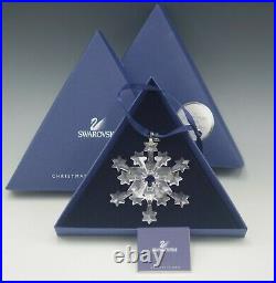Swarovski Crystal 2004 Rockefeller Center Snowflake Christmas Ornament Nib