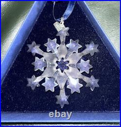 Swarovski Crystal 2004 SNOWFLAKE Annual Christmas Ornament MIB