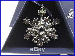 Swarovski Crystal 2004 Snowflake Annual Edition Holiday Christmas Ornament Mib