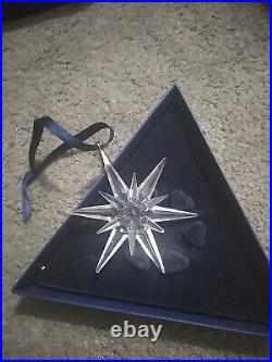 Swarovski Crystal 2005 Annual Large Snowflake Star Christmas Ornament No Box