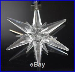 Swarovski Crystal 2005 Annual Star Snowflake Christmas Ornament Mint