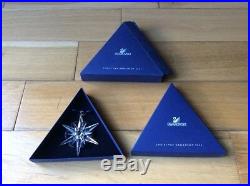 Swarovski Crystal 2005 Christmas Snowflake Boxed Limited Edition