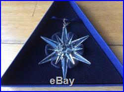 Swarovski Crystal 2005 Christmas Snowflake Boxed Limited Edition