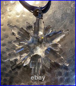 Swarovski Crystal 2006 Annual Edition Christmas Xmas Snowflake Ornament NIB COA