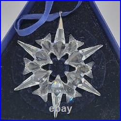 Swarovski Crystal 2007 Annual Snowflake Star Christmas Ornament