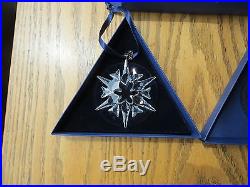 Swarovski Crystal 2007 SNOWFLAKE CHRISTMAS ORNAMENT with Box