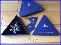 Swarovski Crystal 2008 Christmas Snowflake Boxed Limited Edition 1