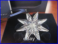 Swarovski Crystal 2009 Annual Christmas LITTLE Snowflake Star Ornament 991065