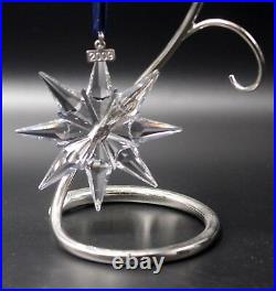 Swarovski Crystal 2009 Annual Star Snowflake Christmas Ornament Mint