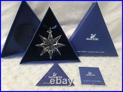 Swarovski Crystal 2009 Annual Star Snowflake Christmas Ornament New In Box
