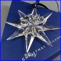 Swarovski Crystal 2009 Snowflake Annual Edition Holiday Christmas Ornament Mib