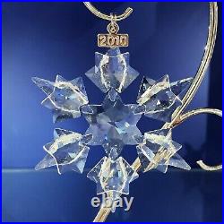 Swarovski Crystal 2010 Annual Snowflake Ornament, New in Box with COA