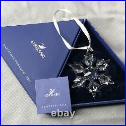 Swarovski Crystal 2010 Christmas Ornament Snowflake with Box + COA