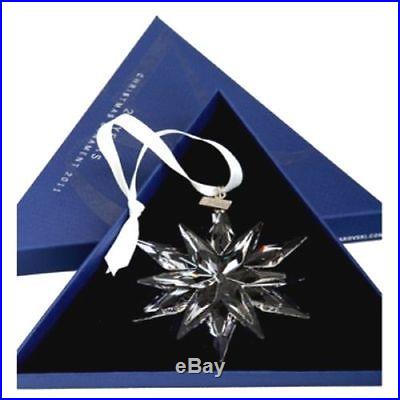 Swarovski Crystal 2011 Annual Large Star Snowflake Christmas Ornament Mint & NIB