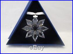 Swarovski Crystal 2012 + 2013 Annual Christmas Ornaments Snowflake Star in Boxes