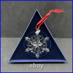 Swarovski Crystal 2012 Annual Snowflake Christmas Ornament With Original Box