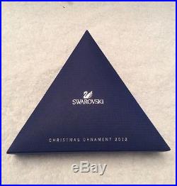 Swarovski Crystal 2012 Snowflake Annual Edition Holiday Xmas Ornament preowned