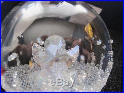 Swarovski Crystal 2013 & 2014 & 2015 Annual Christmas 3 Large BALL Ornaments NIB
