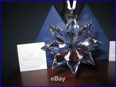 Swarovski Crystal 2013 Annual Christmas LARGE STAR Snowflake Ornament