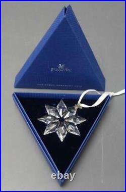 Swarovski Crystal 2013 Christmas Ornament STAR 3 with Original Box NEW