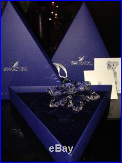 Swarovski Crystal 2014 Annual Christmas LARGE Snowflake Star Ornament