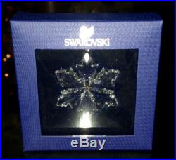 Swarovski Crystal 2014 Annual Christmas LITTLE Snowflake Star Ornament