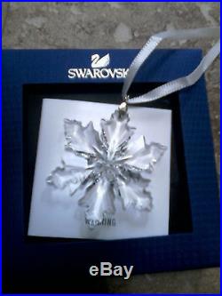 Swarovski Crystal 2014 Annual Christmas Little Snowflake Ornament #5059028