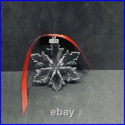 Swarovski Crystal 2014 Annual Snowflake Christmas Ornament With Original Box