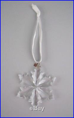 Swarovski Crystal 2014-SNOWFLAKE Annual Christmas Ornament with Box & COA