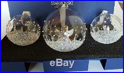 Swarovski Crystal, 2015 AE Christmas Ball Ornament Set, Art No 5136414