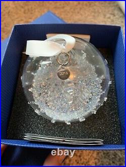 Swarovski Crystal 2015 Christmas Ball Ornament Angel #5135821 New in Box
