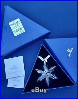 Swarovski Crystal 2015 Star Snowflake Ornament Box Annual Christmas