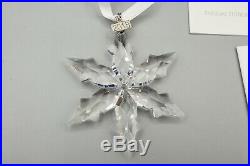 Swarovski Crystal 2015 Star Snowflake Ornament Box and COA Annual Christmas