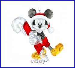 Swarovski Crystal, 2016 Mickey Mouse Christmas Ornament. Rare. Art No 5135938