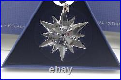 Swarovski Crystal 2017 Annual Star Snowflake Christmas Ornament New In Box