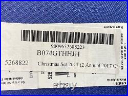 Swarovski Crystal 2017 Christmas Ornament Set 5268822