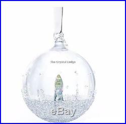 Swarovski Crystal 2018 Christmas Ornament Ball 5377678 Mint Boxed Retired Rare