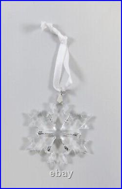 Swarovski Crystal 2018 SNOWFLAKE Annual Christmas Ornament MIB with Certificate