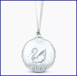 Swarovski Crystal 2020 Annual Ed. Ball Ornament 5453639 Brand Nib Rare Swan