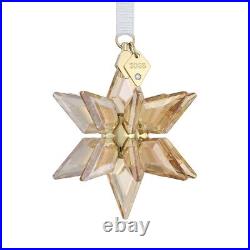 Swarovski Crystal 2023 ANNUAL EDITION FESTIVE 3D Gold Christmas Ornament 5653577
