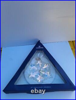 Swarovski Crystal 25th Anniversary ornament 5258537 Christmas Aurora Borealis