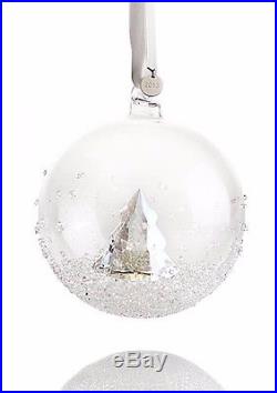Swarovski Crystal #5004498 BALL w Tree Christmas ORNAMENT 1st Edition 2013