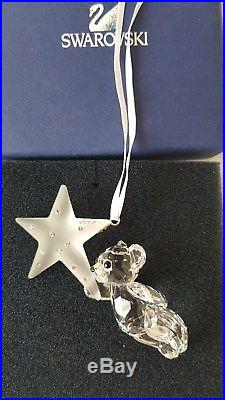 Swarovski Crystal, A. E. 2008 Kris Bear Christmas Ornament. Art No 945580