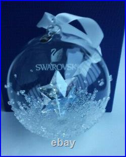 Swarovski Crystal, A. E. Lim-Ed 2014 Christmas Ball Ornament. Art No 5059023