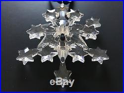 Swarovski Crystal ANNUAL ORNAMENT CHRISTMAS L. E. 2003 STAR Snowflake
