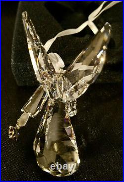 Swarovski Crystal Angel With Stars 2008 Holiday Christmas Ornament 939734