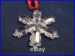 Swarovski Crystal Annual 1992 Snowflake Christmas Ornament No Box