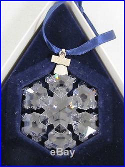 Swarovski Crystal Annual 1994 Christmas Snowflake Ornament BOX COA Rare