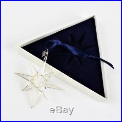 Swarovski Crystal Annual 1995 Star Christmas Ornament 194700 BOX, COA